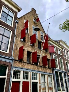 Oude Delft, Delft, Zuid-Holland, Nederland 