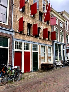 Oude Delft, Delft, Zuid-Holland, Nederland 