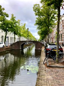 Oude Delft, Delft, Zuid-Holland, Nederland 