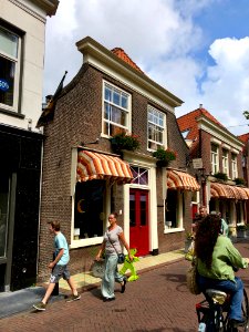 Vrouwenregt, Delft, Zuid-Holland, Nederland 