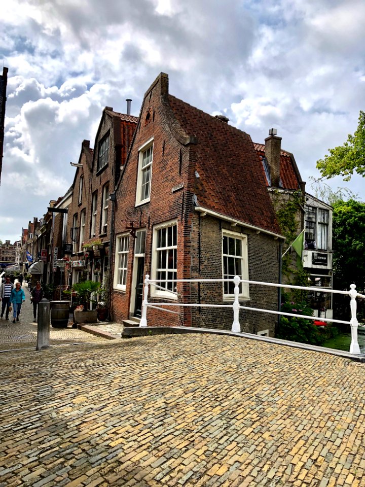 Kerkstraat, Delft, Zuid-Holland, Nederland 