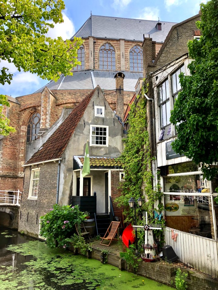 Kerkstraat, Delft, Zuid-Holland, Nederland 