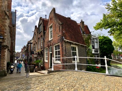 Kerkstraat, Delft, Zuid-Holland, Nederland 