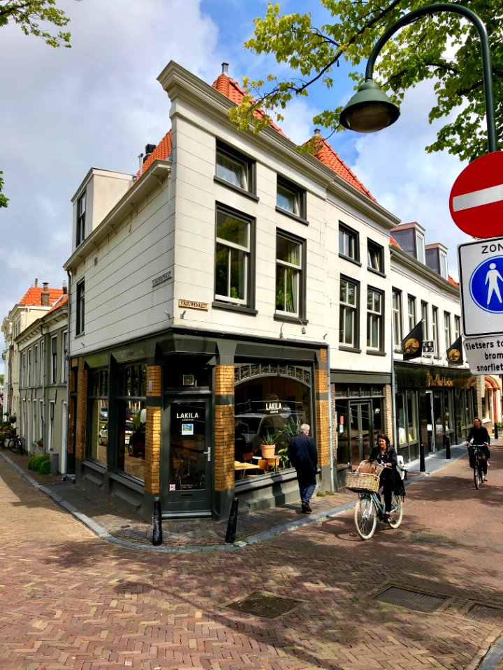 Vrouwenregt, Delft, Zuid-Holland, Nederland 