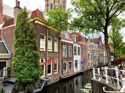 Voldersgracht, Delft, Zuid-Holland, Nederland 