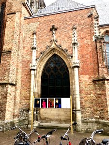 Oude Kerk, Delft, Zuid-Holland, Nederland 