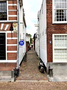 Nickersteeg, Delft, Zuid-Holland, Nederland 
