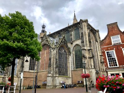 Oude Kerk, Delft, Zuid-Holland, Nederland 