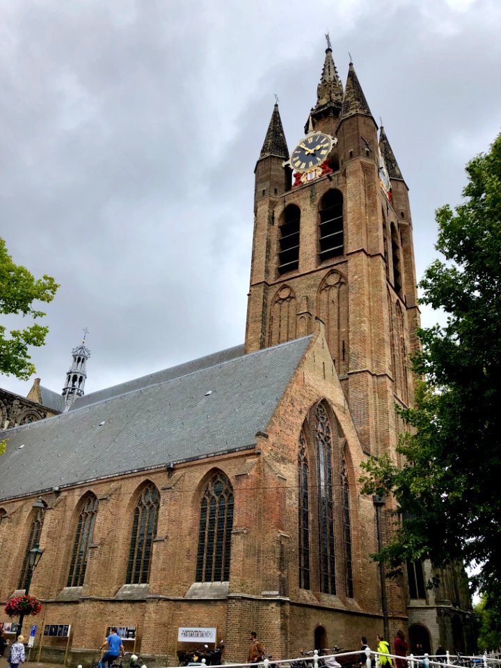 Oude Kerk, Delft, Zuid-Holland, Nederland 