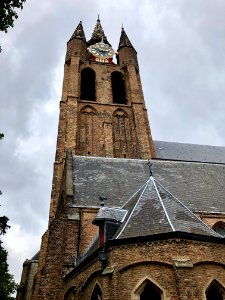Oude Kerk, Delft, Zuid-Holland, Nederland 