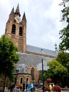 Oude Kerk, Delft, Zuid-Holland, Nederland 