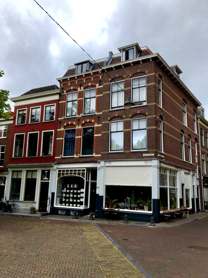 Oude Delft, Delft, Zuid-Holland, Nederland 