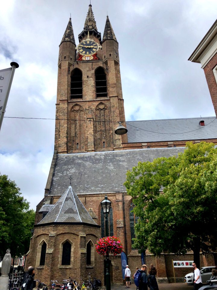 Oude Kerk, Delft, Zuid-Holland, Nederland 