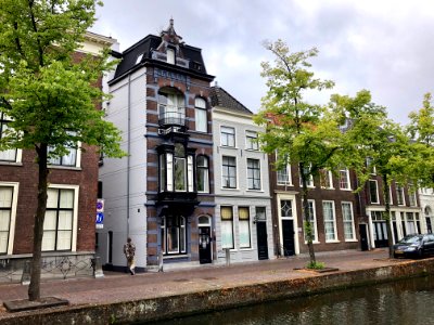 Oude Delft, Delft, Zuid-Holland, Nederland 