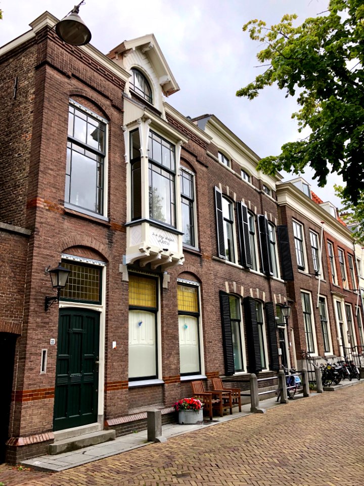 Oude Delft, Delft, Zuid-Holland, Nederland 