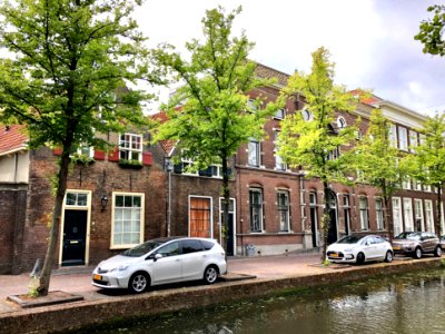 Oude Delft, Delft, Zuid-Holland, Nederland 