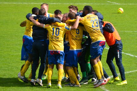 Group team sport celebrate victory