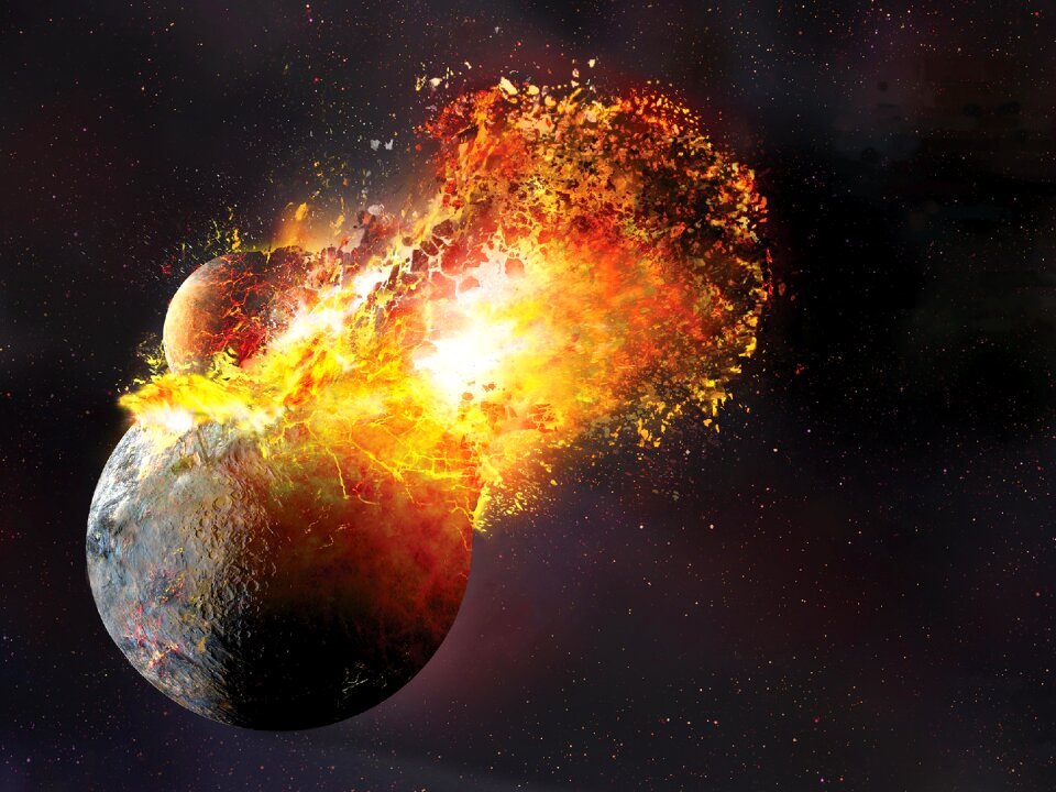 Space universe satellite