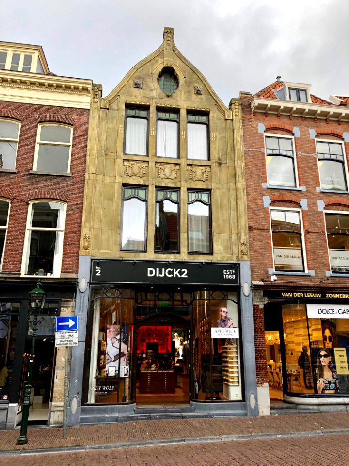 Oude Langendijk, Delft, Zuid-Holland, Nederland 
