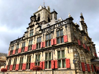 Stadhuis Delft, Delft, Zuid-Holland, Nederland 
