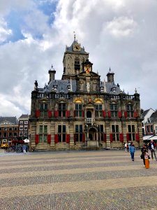 Stadhuis Delft, Delft, Zuid-Holland, Nederland 