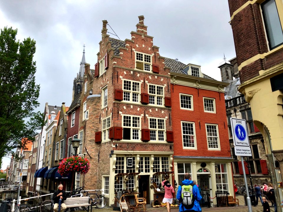 Markt, Delft, Zuid-Holland, Nederland 
