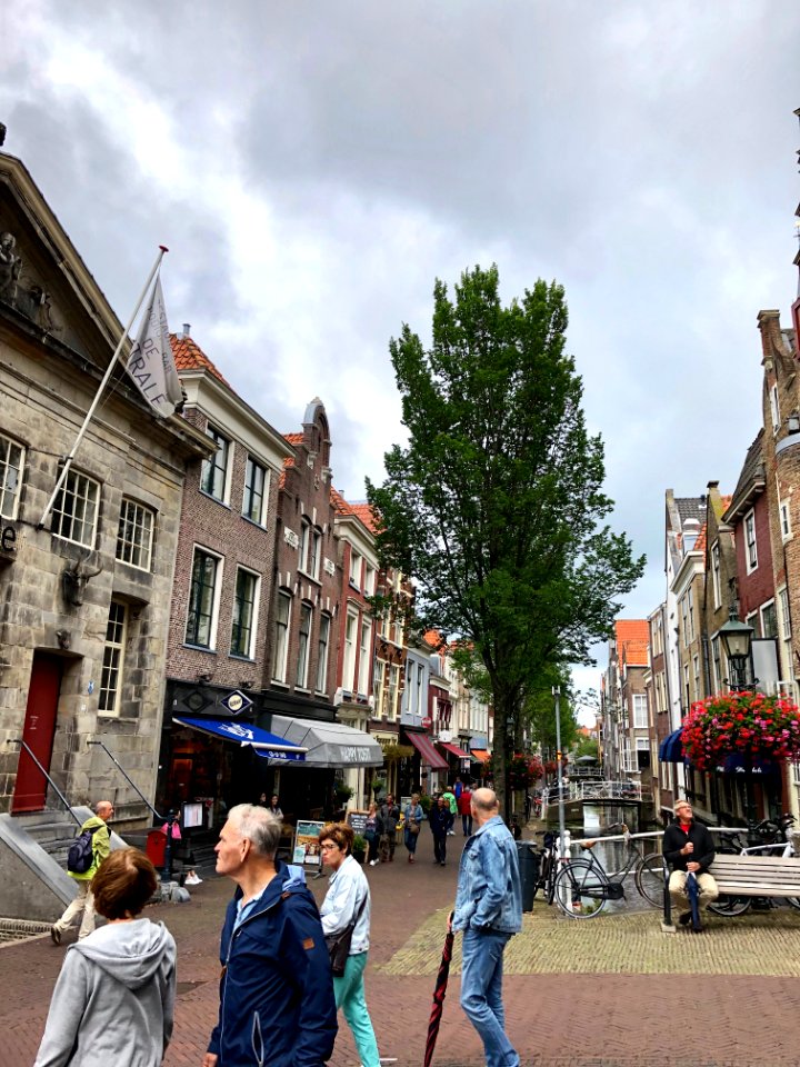 Voldersgracht, Delft, Zuid-Holland, Nederland 