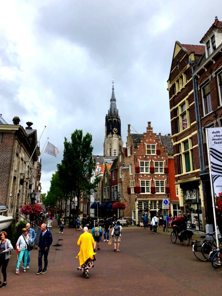 Voldersgracht, Delft, Zuid-Holland, Nederland 