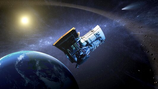 Space universe satellite