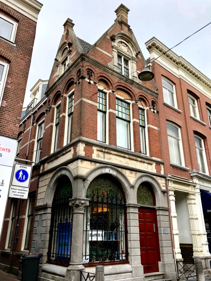 Koornmarkt, Delft, Zuid-Holland, Nederland 