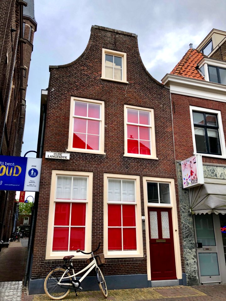 Oude Langendijk, Delft, Zuid-Holland, Nederland 