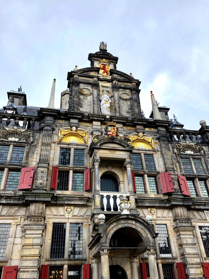 Stadhuis Delft, Delft, Zuid-Holland, Nederland 