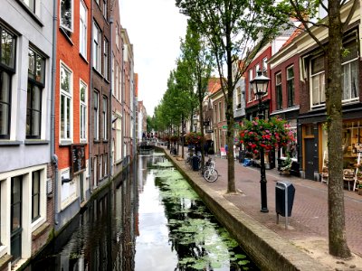 Voldersgracht, Delft, Zuid-Holland, Nederland 