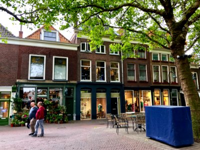 Burgwal, Delft, Zuid-Holland, Nederland 