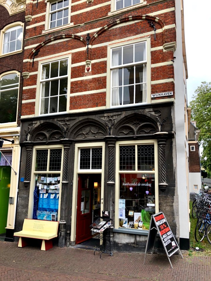 Wijnhaven, Delft, Zuid-Holland, Nederland 