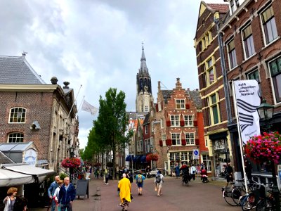 Voldersgracht, Delft, Zuid-Holland, Nederland 