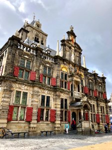 Stadhuis Delft, Delft, Zuid-Holland, Nederland 