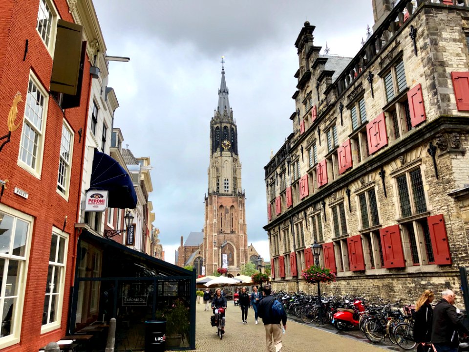 Markt, Delft, Zuid-Holland, Nederland 