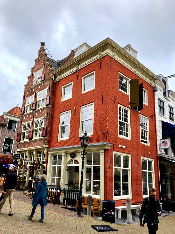 Markt, Delft, Zuid-Holland, Nederland 