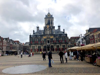 Stadhuis Delft, Delft, Zuid-Holland, Nederland 