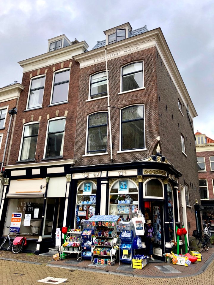 Markt, Delft, Zuid-Holland, Nederland 