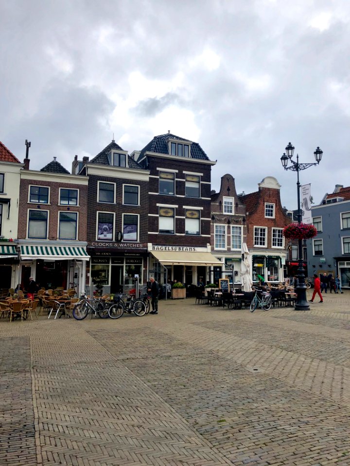 Markt, Delft, Zuid-Holland, Nederland 