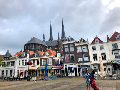 Markt, Delft, Zuid-Holland, Nederland 