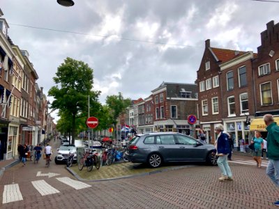 Koornmarkt, Delft, Zuid-Holland, Nederland 