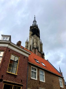 Oude Manhuissteeg, Delft, Zuid-Holland, Nederland 