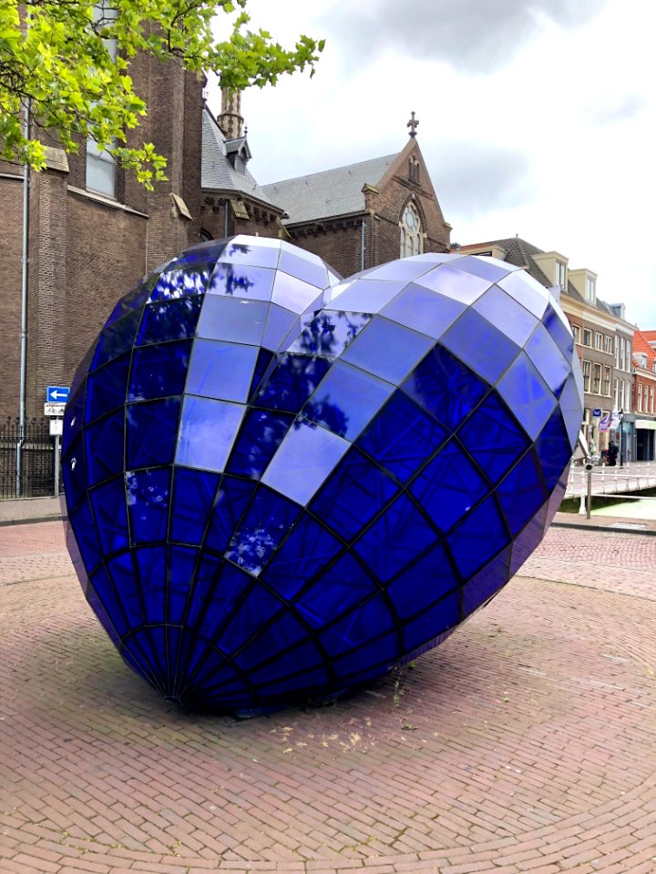 Blue Heart of Delft, Delft, Zuid-Holland, Nederland 
