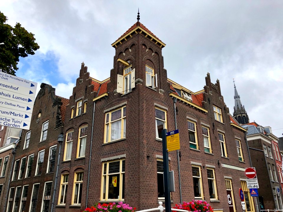 Markt, Delft, Zuid-Holland, Nederland 