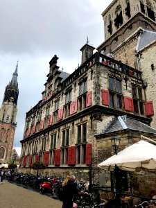 Stadhuis Delft, Delft, Zuid-Holland, Nederland 