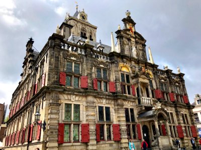 Stadhuis Delft, Delft, Zuid-Holland, Nederland 