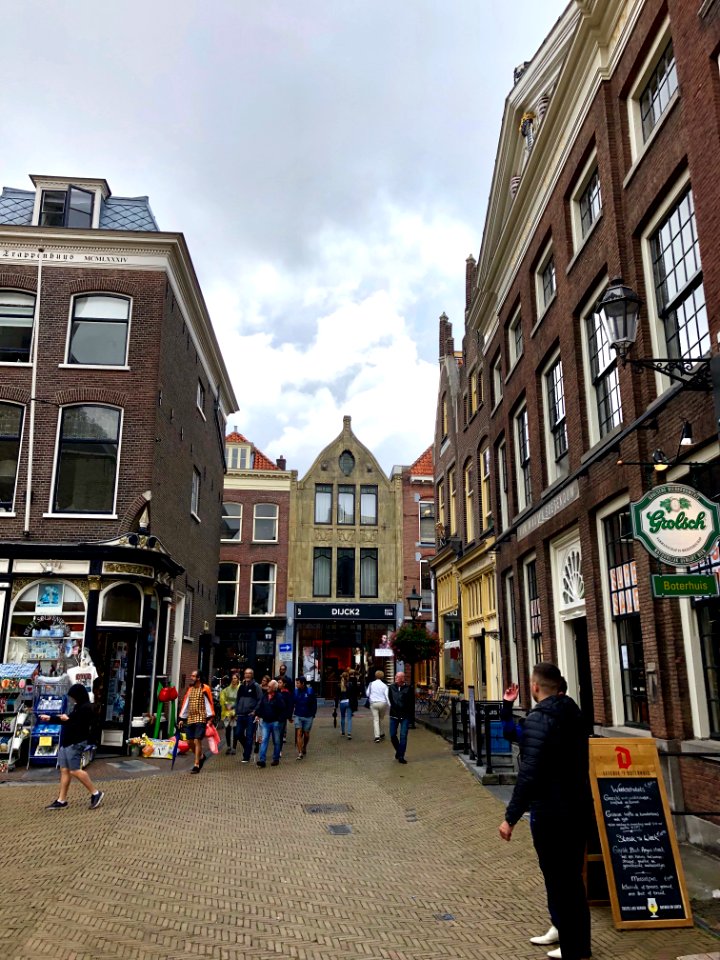 Markt, Delft, Zuid-Holland, Nederland 